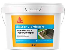 SikaSeal®-210 Migrating, 5 кг, Гидроизоляционный раствор для повышения водонепроницаемости бетона, ведро – ТСК Дипломат