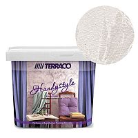 Полупрозрачная перламутровая краска Terraco HandyStyle HS-1021, тонирующее лессирующее покрытие для декоративной штукатурки, ведро 5 кг – ТСК Дипломат