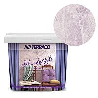 Полупрозрачная перламутровая краска Terraco HandyStyle HS-1015, тонирующее лессирующее покрытие для декоративной штукатурки, ведро 1 кг – ТСК Дипломат