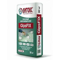 Гипсовый монтажный клей GipsFix ЗИМА, Литокс, 30 кг – ТСК Дипломат