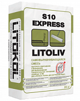 Самовыравнивающаяся смесь для пола LITOLIV S10 EXPRESS, мешок, 20 кг, LITOKOL – ТСК Дипломат